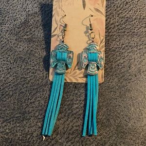 Handmade western punchy style earrings!